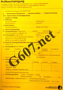 Prüfbuch VGW Prüfbuch DVGW